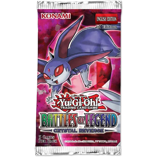 Yugioh - Battles of Legend: Crystal Revenge Booster Pack - 1st Edition