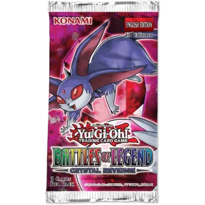 Yugioh - Battles of Legend: Crystal Revenge Booster Pack - 1st Edition
