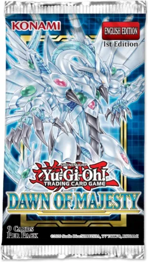 Yugioh - Dawn of Majesty Booster Pack - 1st Edition