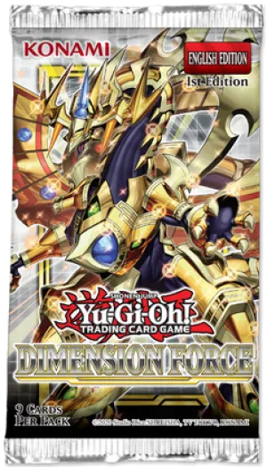 Yugioh - Dimension Force Booster Pack - 1st Edition