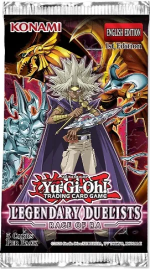 Yugioh - Legendary Duelists: Rage of Ra Booster Pack - 1st Edition
