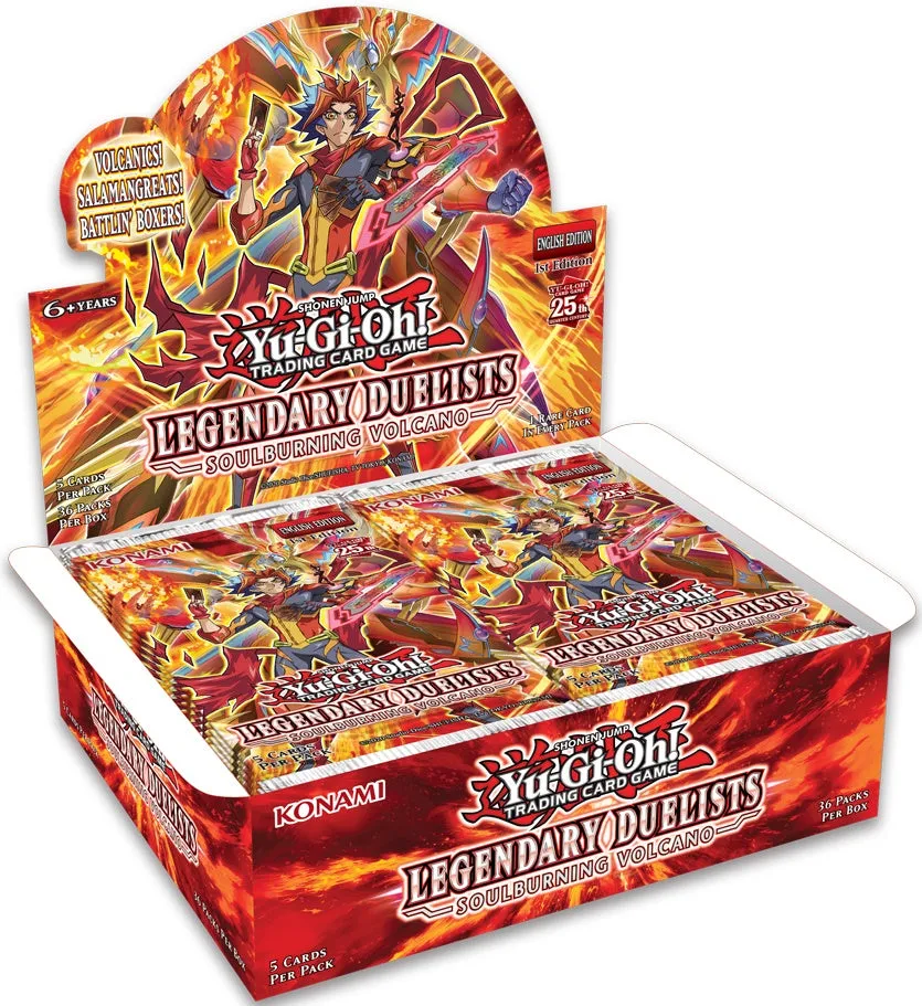 Yugioh - Legendary Duelists: Soulburning Volcano Booster Box - 1st Edition