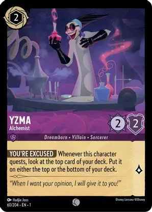 Yzma (Alchemist) - 60/204 - Common